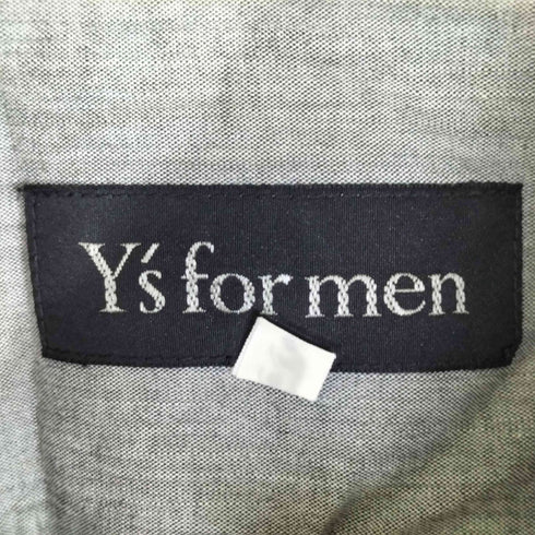 ワイズフォーメン Ys for men コットン L/S シャツ メンズ JPN:2