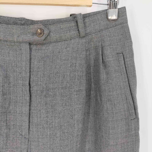 ローレンラルフローレン LAUREN RALPH LAUREN PETITE USA製 ウール 2タック スラックスパンツ メンズ