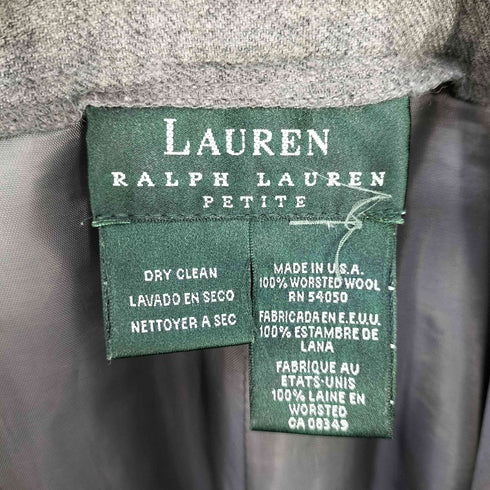 ローレンラルフローレン LAUREN RALPH LAUREN PETITE USA製 ウール 2タック スラックスパンツ メンズ