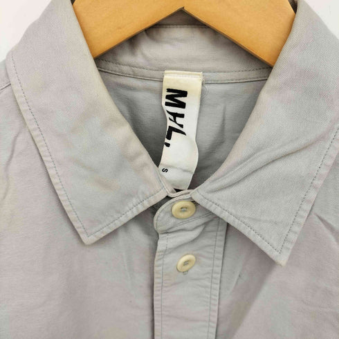 エムエイチエル MHL. フロントポケット コットン L/S シャツ メンズ import:S