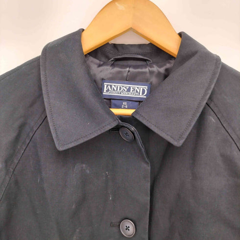 ランズエンド LANDS END コットン ステンカラー コート レディース import:XS