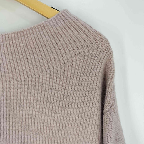 ナチュラルビューティーベーシック NATURAL BEAUTY BASIC オフショルボクシーラメニット レディース FREE