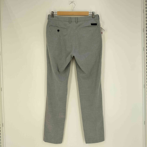 ブラックレーベルクレストブリッジ BLACK LABEL CRESTBRIDGE コットンポリ ノータック スラックス メンズ M