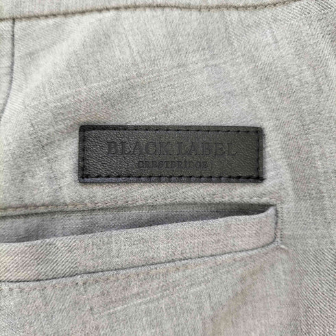 ブラックレーベルクレストブリッジ BLACK LABEL CRESTBRIDGE コットンポリ ノータック スラックス メンズ M