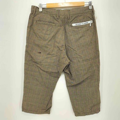 ステューシー Stussy チェック クロップドパンツ メンズ 32
