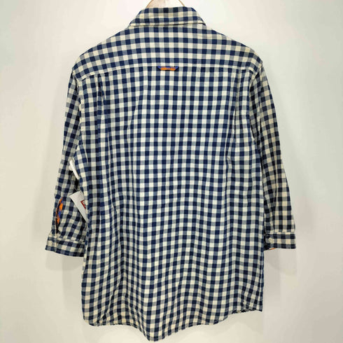 ステューシー Stussy 7分袖 チェックシャツ メンズ L