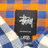 ステューシー Stussy 7分袖 チェックシャツ メンズ L