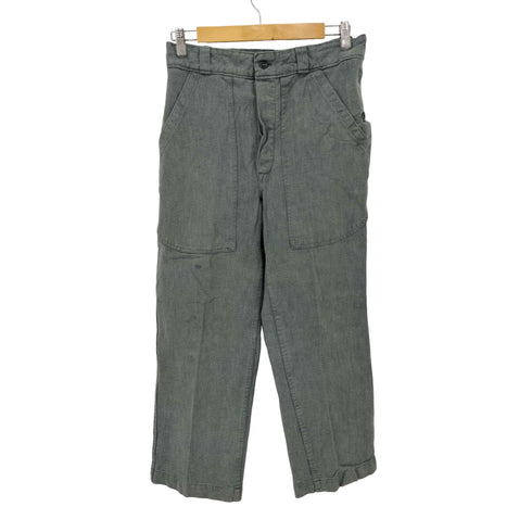 70-80s スイス軍 後期型 プラスチックボタン デニムパンツ メンズ 88/89