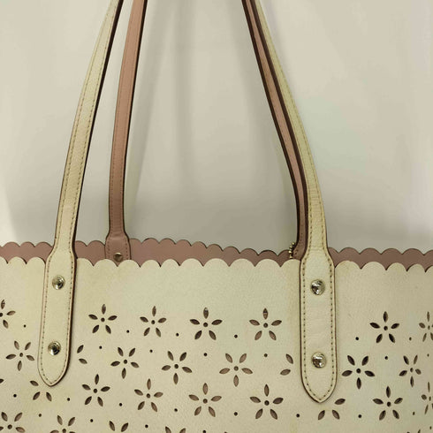 コーチ COACH レーザー ロゴプレート ローラル カット シティー トートバック レディース