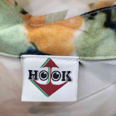 フック HOOK フロントポケット 総柄 L/S シャツ メンズ import:XL