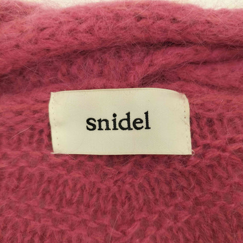 スナイデル snidel アンゴラモヘアケーブルカーディガン レディース FREE