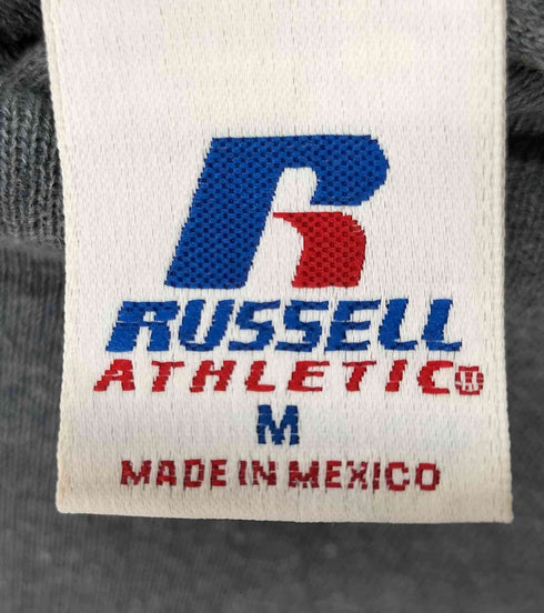 ラッセルアスレチック RUSSELL ATHLETIC 80-90s フロントワッペン プルオーバーフーディ メンズ JPN:M