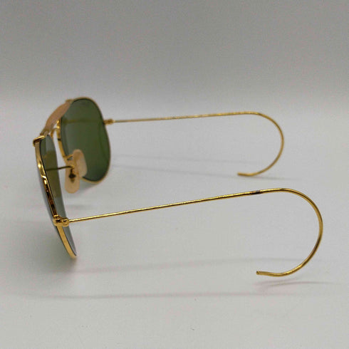 レイバン Ray-Ban B&L ボシュロム社製 巻つる式 ティアドロップ カラーレンズ サングラス ゴールドフレーム メンズ 58□14