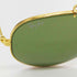 レイバン Ray-Ban B&L ボシュロム社製 巻つる式 ティアドロップ カラーレンズ サングラス ゴールドフレーム メンズ 58□14