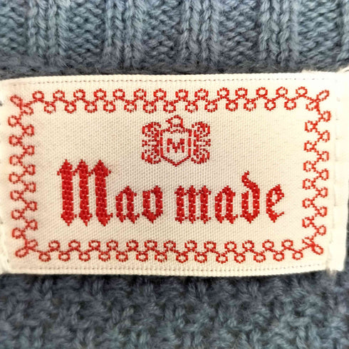マオメイド mao made リネンコットンニットプルオーバー レディース FREE