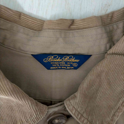 ブルックスブラザーズ BROOKS BROTHERS マレーシア製 三角タグ 襟コーデュロイ ハンティングジャケット メンズ import:XL