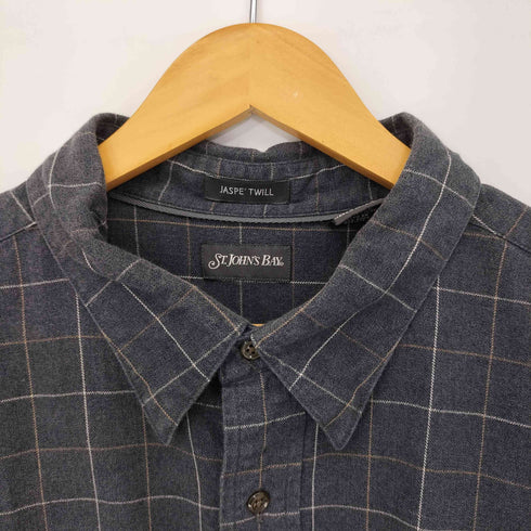 セントジョンズベイ STJOHNS BAY Jaspe twill チェック柄 フロントポケット シャツ メンズ XXL