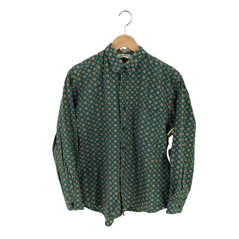バッカーズ Backers L/S ペイズリーシャツ 小紋柄 メンズ JPN:M