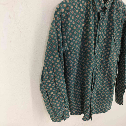 バッカーズ Backers L/S ペイズリーシャツ 小紋柄 メンズ JPN:M