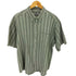 CLASSIC BLUES ストライプ フロントポケット BD S/S シャツ メンズ import:XL