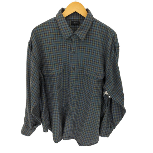 ビームス BEAMS 23AW ヘリンボーンチェック ワークシャツ メンズ JPN:M