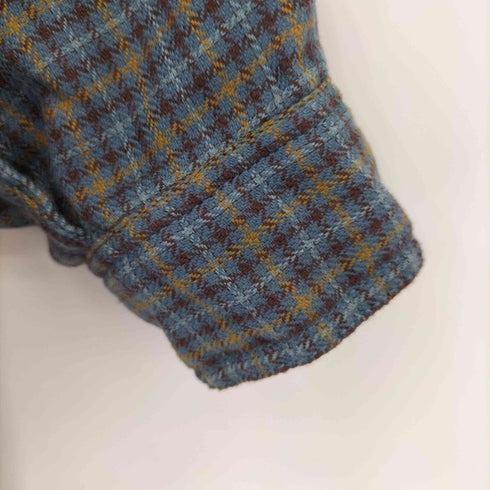 ビームス BEAMS 23AW ヘリンボーンチェック ワークシャツ メンズ JPN:M