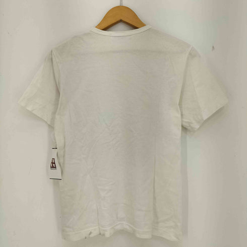 ローブドシャンブルコムデギャルソン robe de chambre COMME des GARCONS 90s ロゴ フラワープリント クルーネックTシャツ レディース