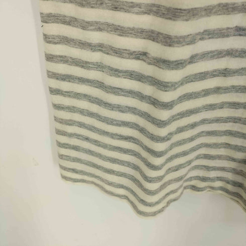トリココムデギャルソン tricot COMME des GARCONS ローズプリント ボーダー クルーネックTシャツ レディース JPN:S