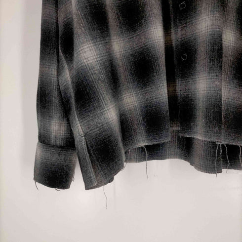 ネーム Name. WOOL OMBRE CUT-O FF SHORT SHIRT メンズ JPN:3