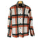 ザラ ZARA フランネルチェックシャツジャケット メンズ import:M