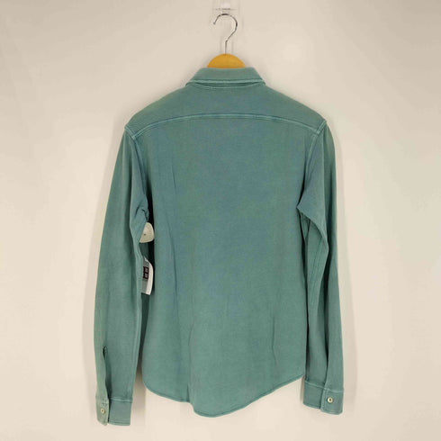 ラコステ LACOSTE リネンコットン ウォッシュ 鹿の子 ピケ ボタンダウンシャツ メンズ import:M