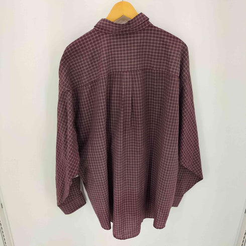 ピューリタン PURITAN 90SコットンポリチェックBDシャツ メンズ 2XL