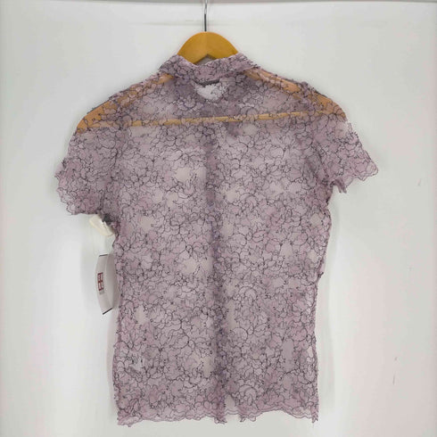 oasis made in uk レースカットソー シェルボタン レディース