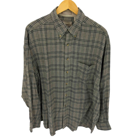 アロー ARROW KHAKI'S コットンレーヨンチェックBDシャツ メンズ import:XL