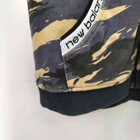 ニューバランス NEW BALANCE タイガーカモ総柄ジップアップパーカー メンズ import:XL