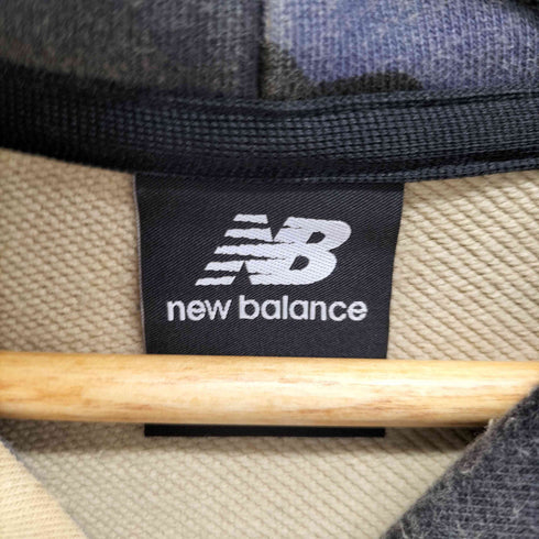 ニューバランス NEW BALANCE タイガーカモ総柄ジップアップパーカー メンズ import:XL