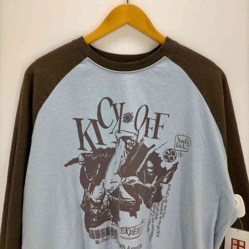 NASTYKICK ラグランTシャツ メンズ import:L
