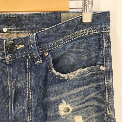 ディーゼル DIESEL ボタンフライ ストレート デニムパンツ メンズ