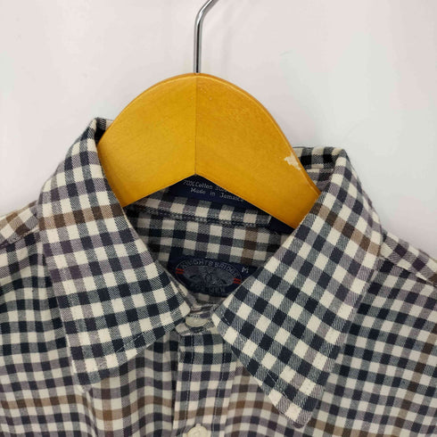 ナイツブリッジ KNIGHTSBRIDGE マルチカラーギンガムチェックレギュラーカラーシャツ メンズ import:M