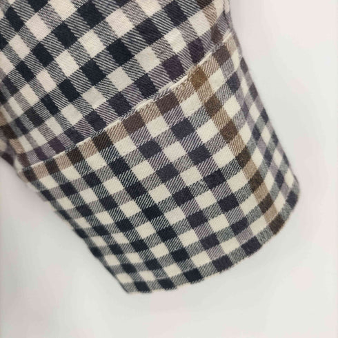 ナイツブリッジ KNIGHTSBRIDGE マルチカラーギンガムチェックレギュラーカラーシャツ メンズ import:M