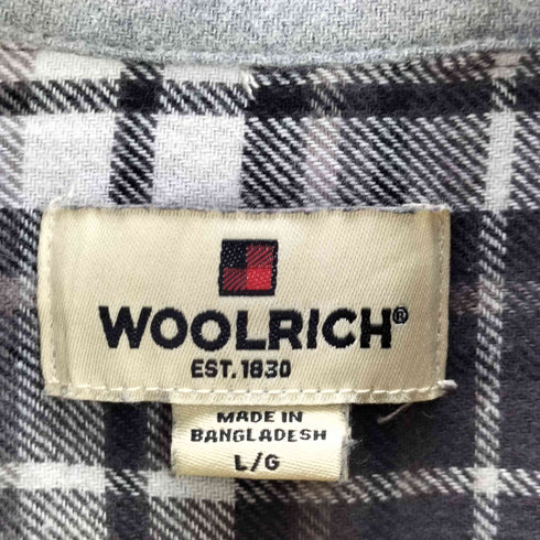ウールリッチ WOOLRICH チェック柄 フランネルシャツ メンズ JPN:L