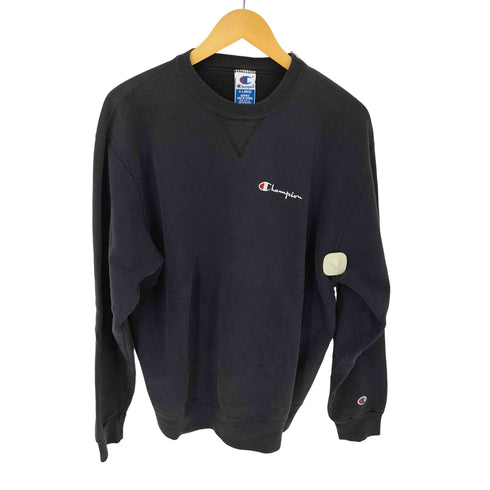 チャンピオン Champion 90S MADE IN USA AUTHENTIC APPAREL Vガゼット スウェット ブラック メンズ import:XL