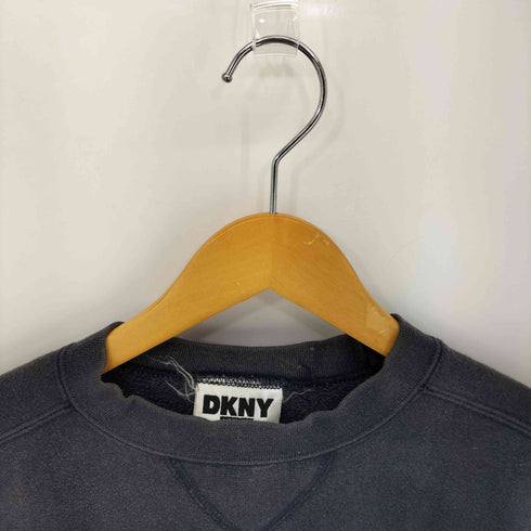 ダナキャランニューヨークジーンズ DKNY JEANS 90S MADE IN USA ロゴプリントスウェット フェード メンズ ONE SIZE