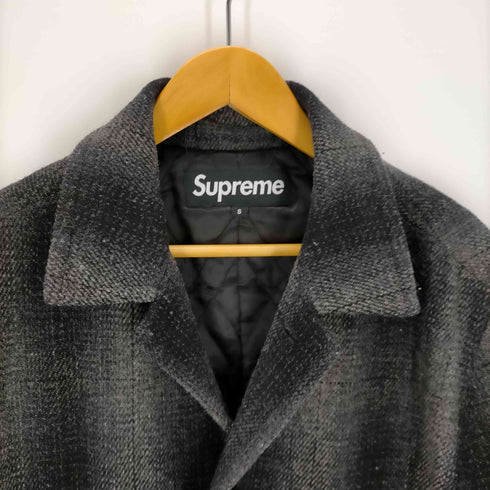 シュプリーム Supreme Shadow Plaid Wool Over Coat メンズ import:S
