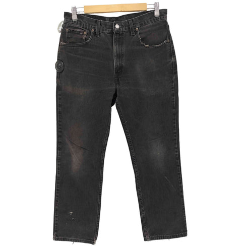 リーバイス Levis 90S MADE IN CANADA 217刻印 後染め 516 ブラックデニム ジップフライ メンズ W34/L30