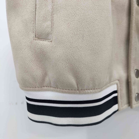 ザラ ZARA フェイクスウェードスタジャン メンズ import:L