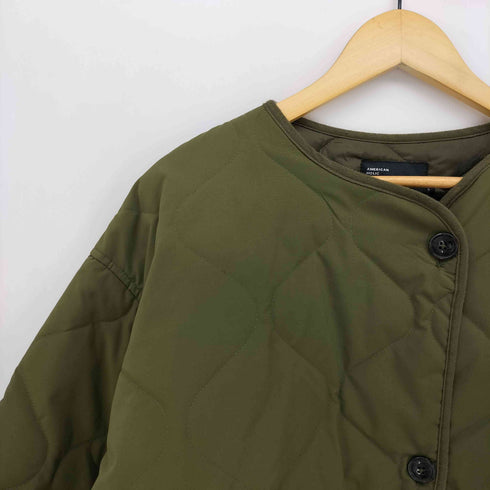 アメリカンホリック AMERICAN HOLIC 2WAYキルトノーカラーBIGコート レディース JPN:L