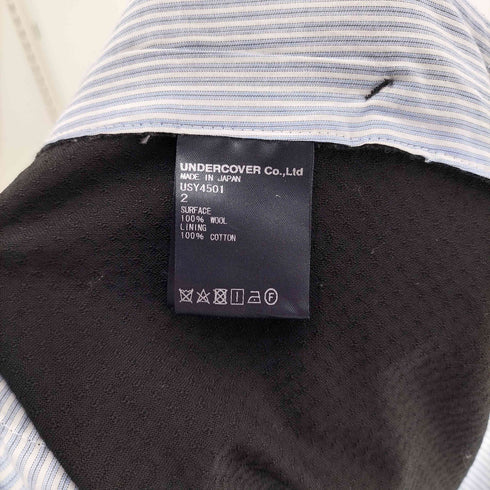 アンダーカバー UNDERCOVER 20SS The shepherd WashedwoolピンタックストレートPT パンツ メンズ JPN:2