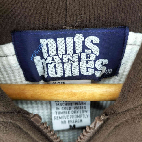 NUTS AND BONES ダブルフェイス ジップアップパーカーパーカー メンズ import:M