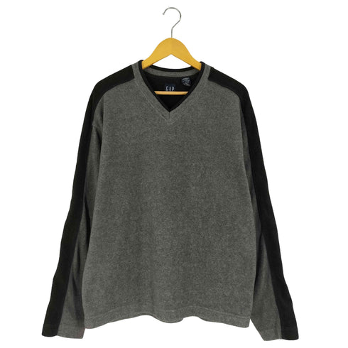 ギャップ Gap OLD GAP オールド ギャップ Vネック フリーススウェット メンズ import:L